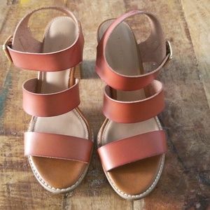 Women's chunky heel strappy summer sandals